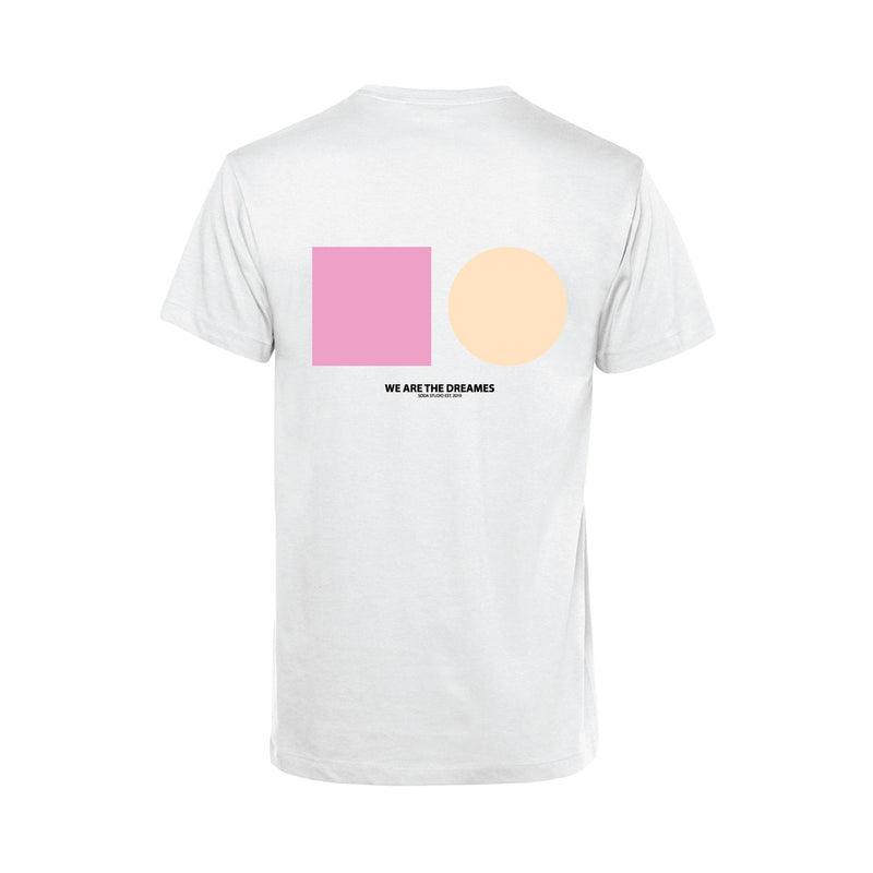 Soda Studio - T-Shirt Geometric Bianco - Magenta