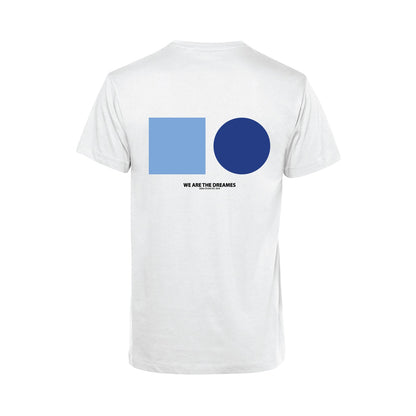 Soda Studio - T-Shirt Geometric Bianco - Cyan