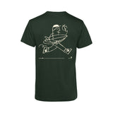 Soda Studio - T-Shirt Surfer Verde - Panna