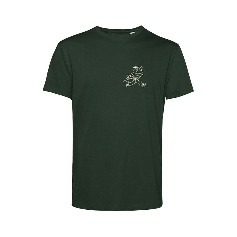 Soda Studio - T-Shirt Surfer Verde - Panna