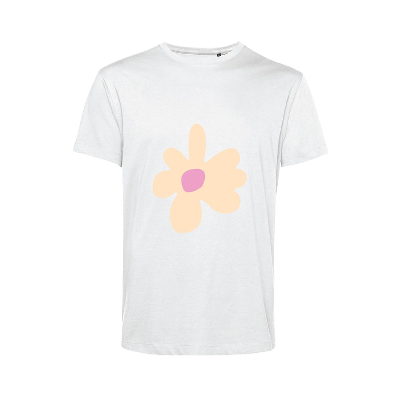 Soda Studio - White Flower T-Shirt - Eggnog