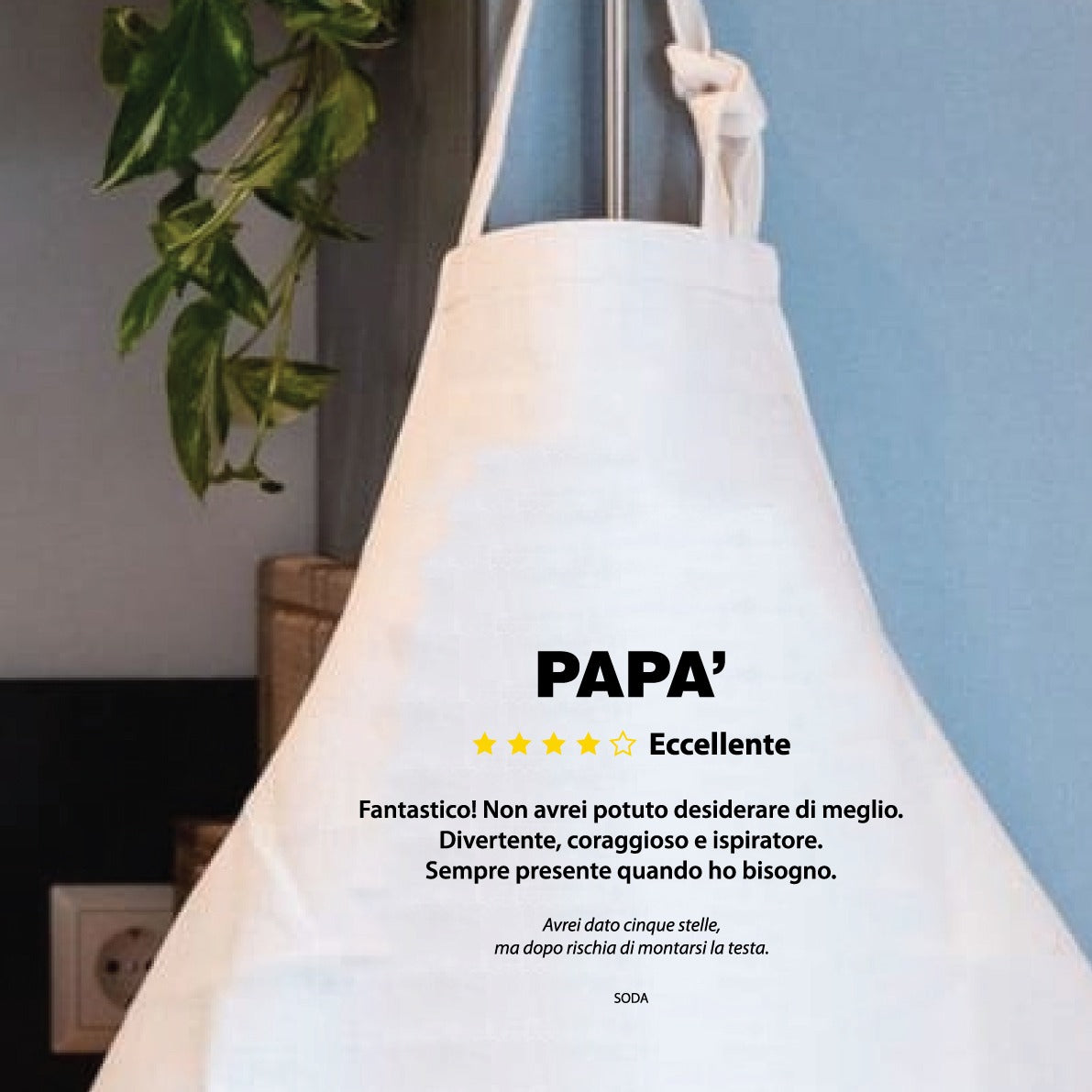 SODA - Father's Day Apron - Review - White