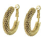 SODABIJOUX - Steel Earrings - Grid