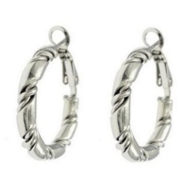 SODABIJOUX - Steel earrings - torchon
