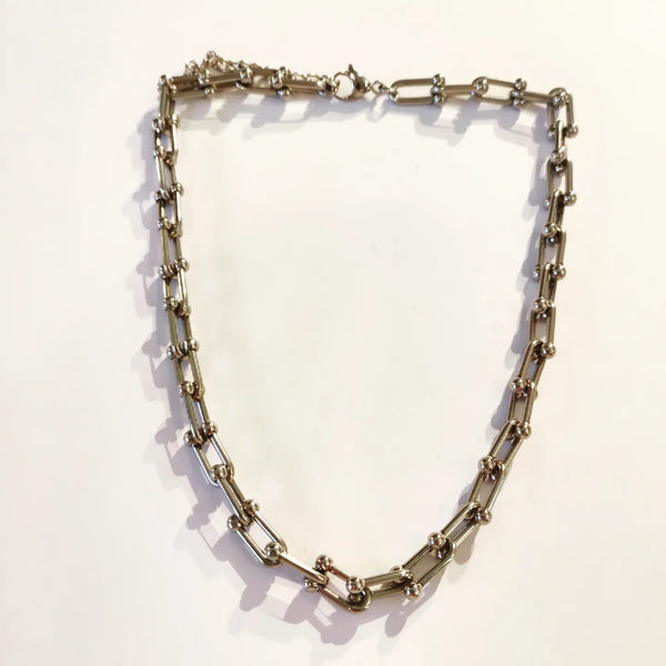 SODABIJOUX - steel necklace - Chain