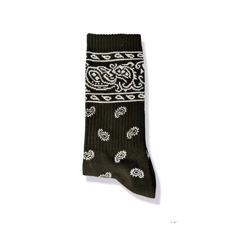 SODA STUDIO - Bandana sponge socks - black