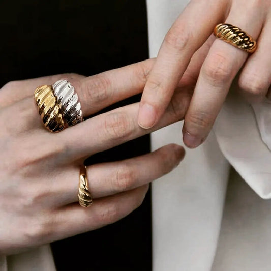 SODABIJOUX - Steel ring - torchon