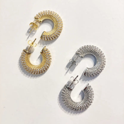 SODABIJOUX - Steel earrings - fan