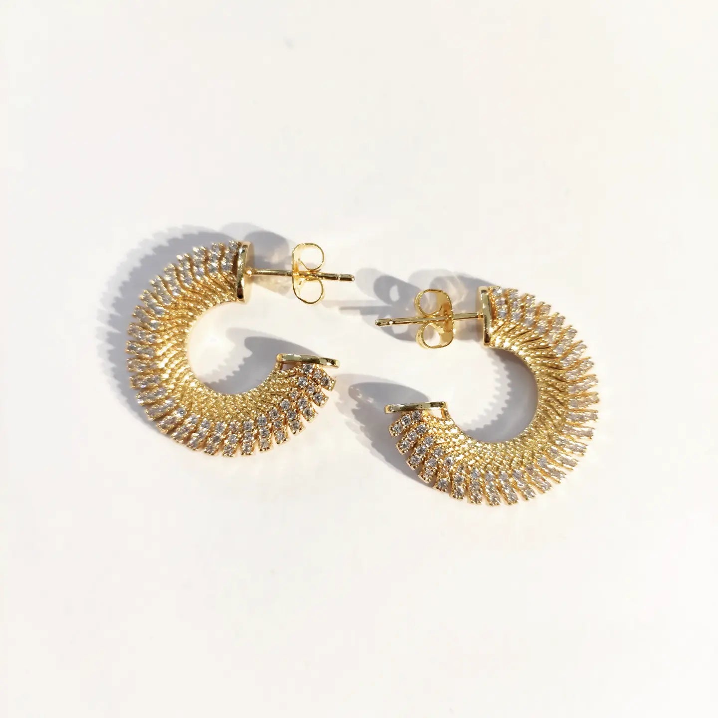 SODABIJOUX - Steel earrings - fan