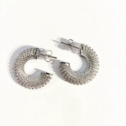 SODABIJOUX - Steel earrings - fan