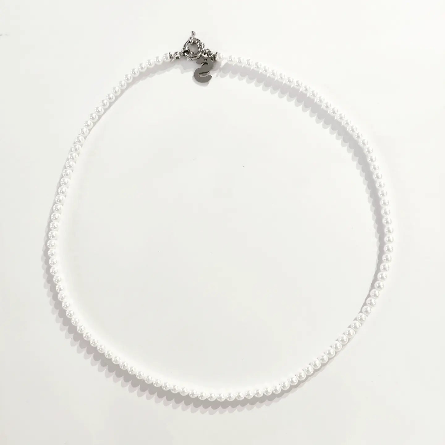 SODA - pearl necklace - white