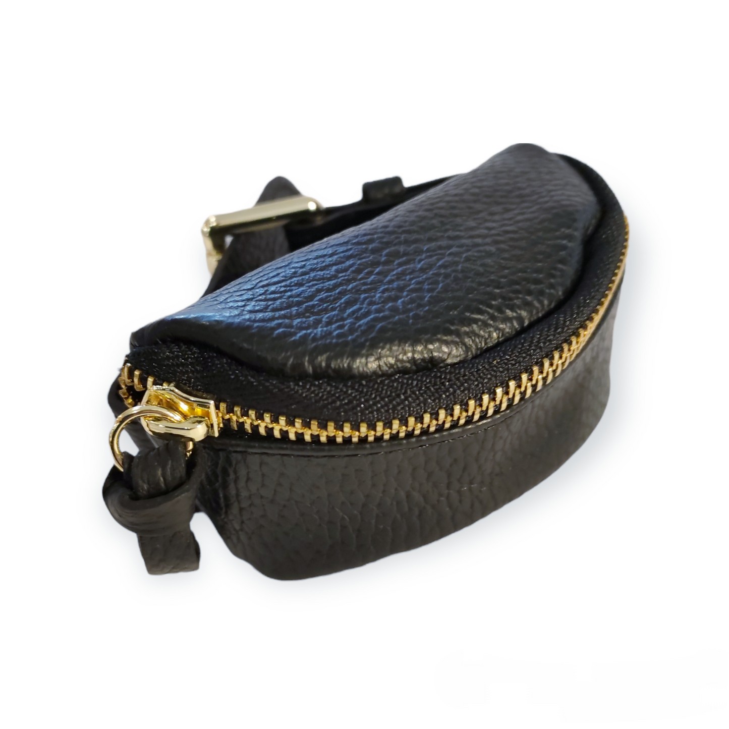 SODA - real leather wrist bag - Black