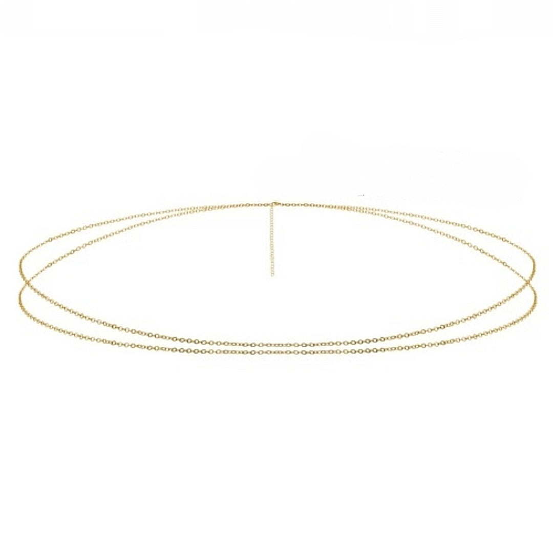 SODABIJOUX - double twist bodychain - basic gold