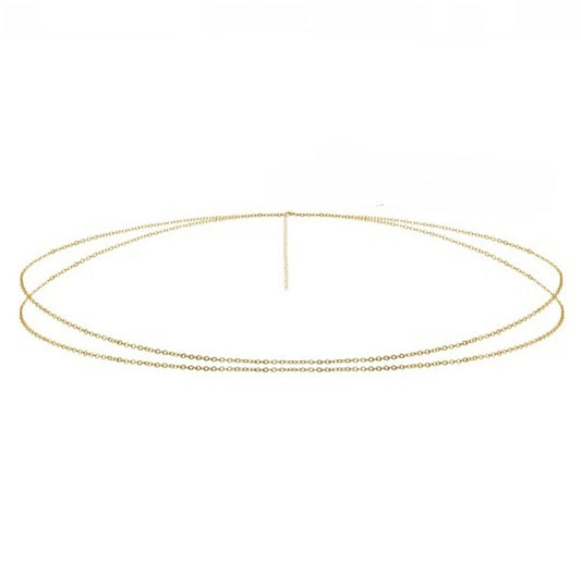 SODABIJOUX - double twist bodychain - basic gold