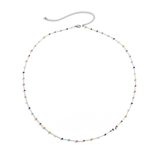 SODABIJOUX - bodychain - multicolor silver