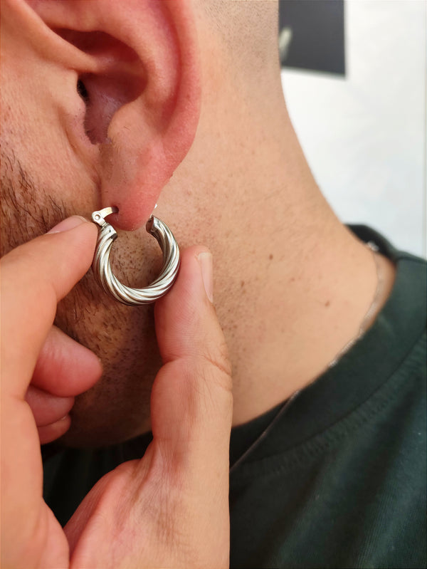 SODAJEWELS - Maxi torchon earring 25 mm