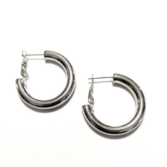 SODAJEWELS - Maxi smooth earring 25 mm