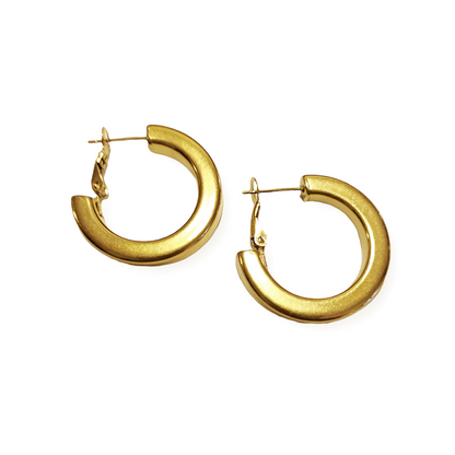 SODAJEWELS - Maxi smooth earring 30 mm