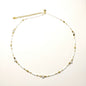 SODABIJOUX - shell necklace - gold and white