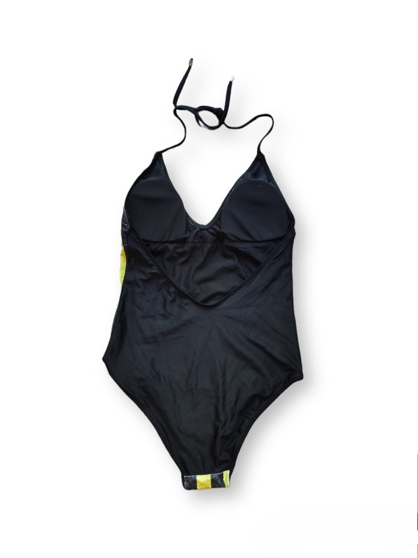 SODA - striped one-piece swimsuit - yellow and black