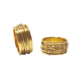 Soda - Gold braided wire ring