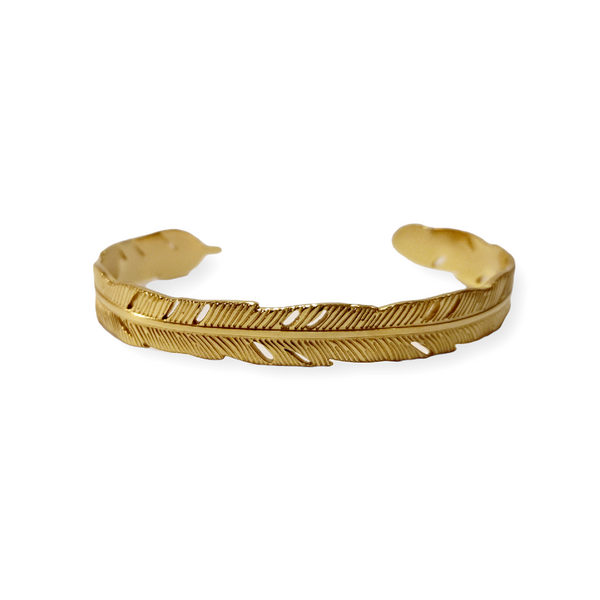 Soda - Feather bracelet - Gold