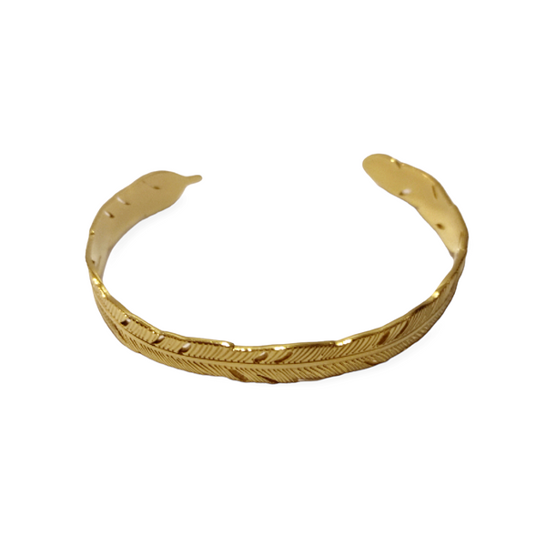 Soda - Feather bracelet - Gold