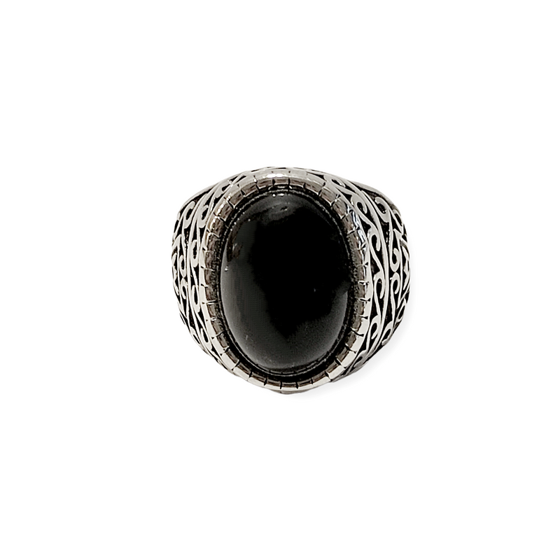 Soda - Chevalier's black stone ring
