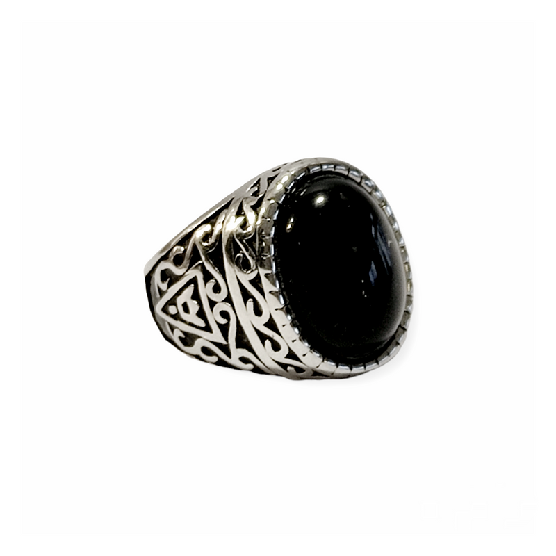 Soda - Chevalier's black stone ring