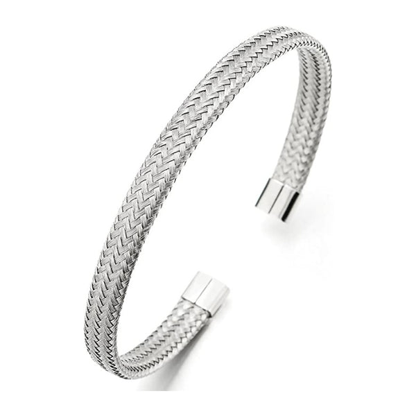 SODA - rigid braided steel bracelet