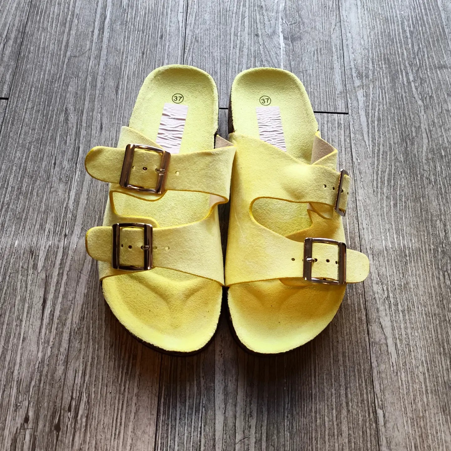 Soda shoes - Ciabattina  SANDALS - giallo