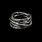 SODA - Aged silver FILAMENT RING