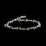 SODA - BARBED WIRE BRACELET aged silver