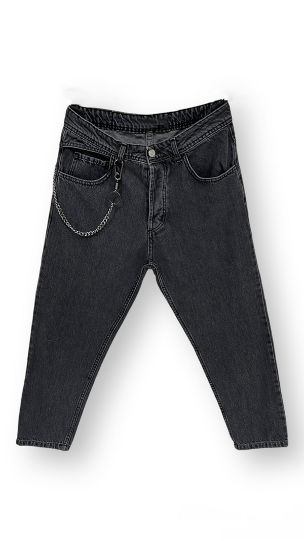 LIBERTY - Jeans Carrot - Black wash