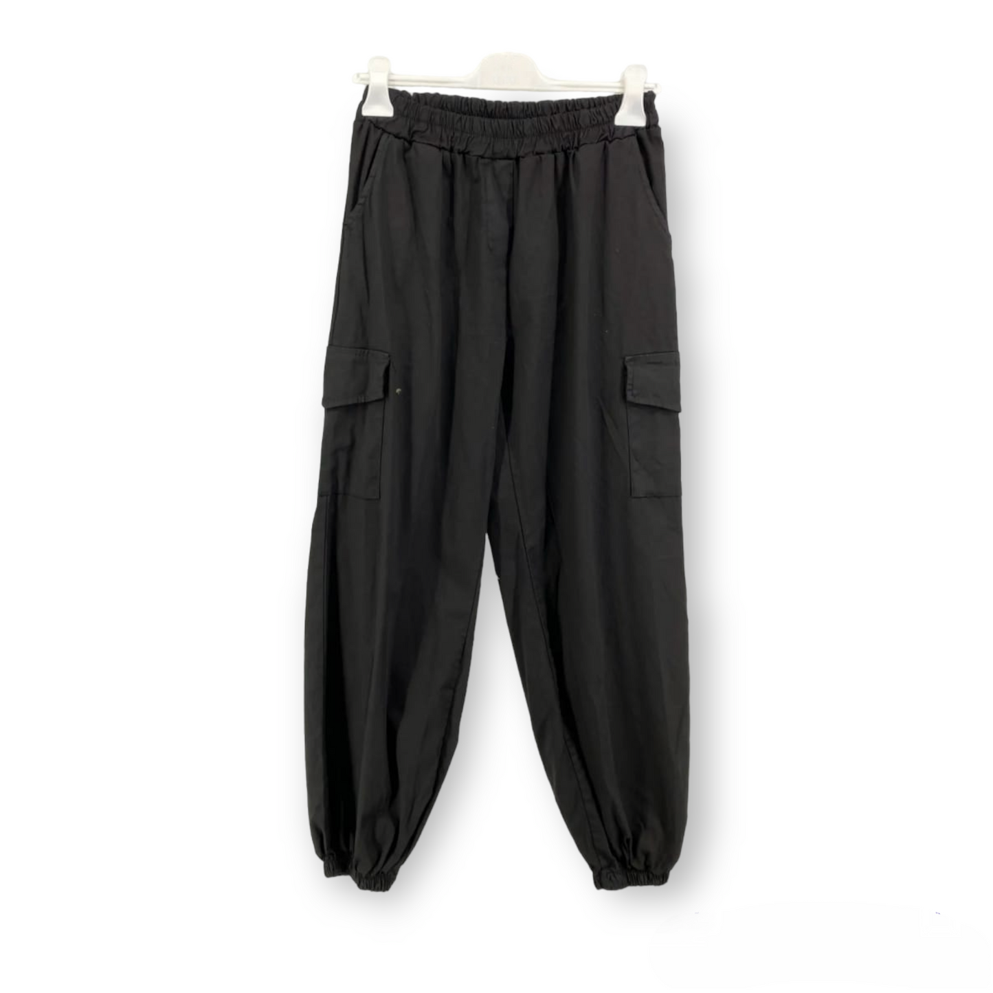 One size 40/46 cargo trousers Black