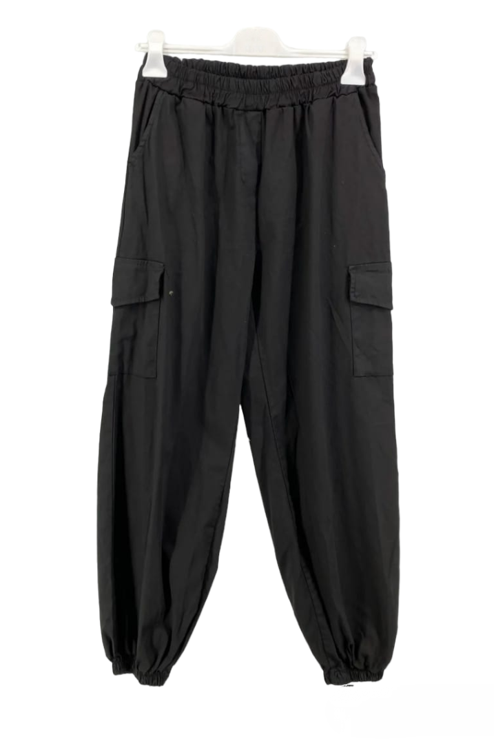 Pantalone cargo one size 40/46 Nero