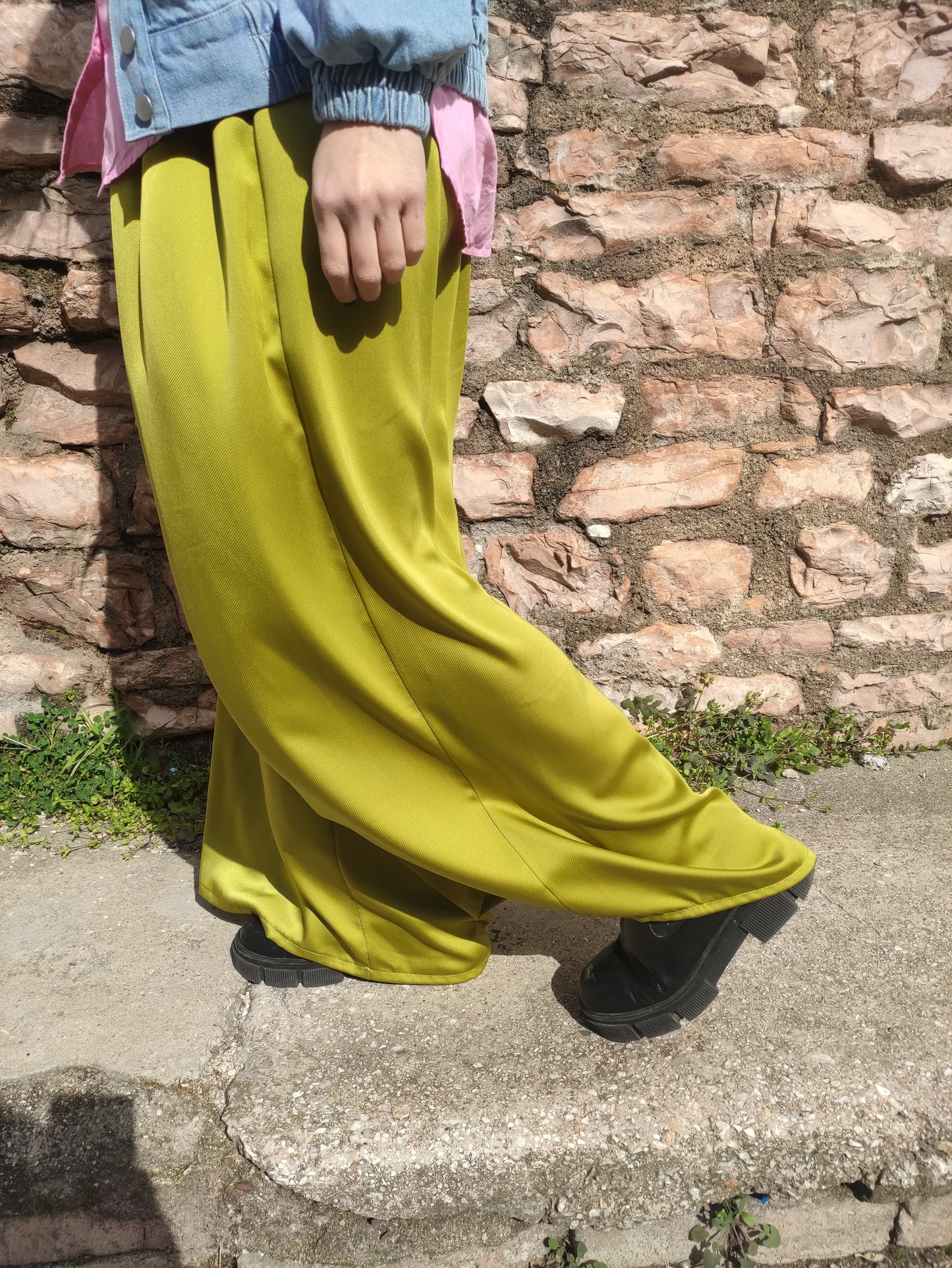 SODA One size wide trousers - Green