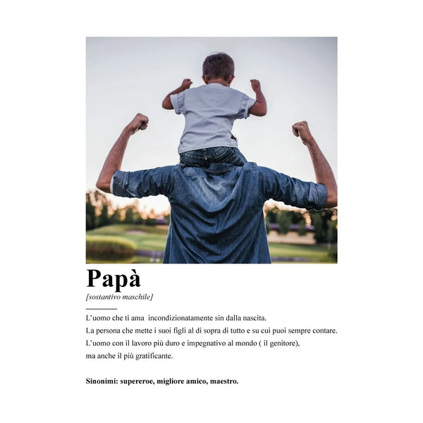 SODA - Poster con cornice Festa Del Papà