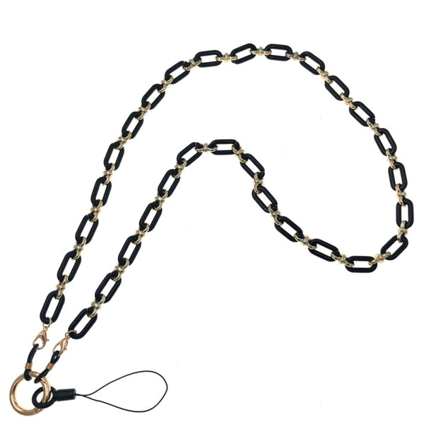 SODA - chain for sunglasses or smartphone - Black gold 