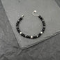 Soda - Men's bracelet with hard stones and steel 6 mm