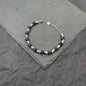 SODA - Men's bracelet with hard stones and steel 6 mm