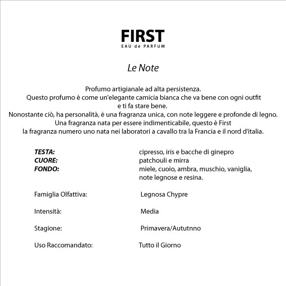 FIRST - Unisex Perfume 50ml