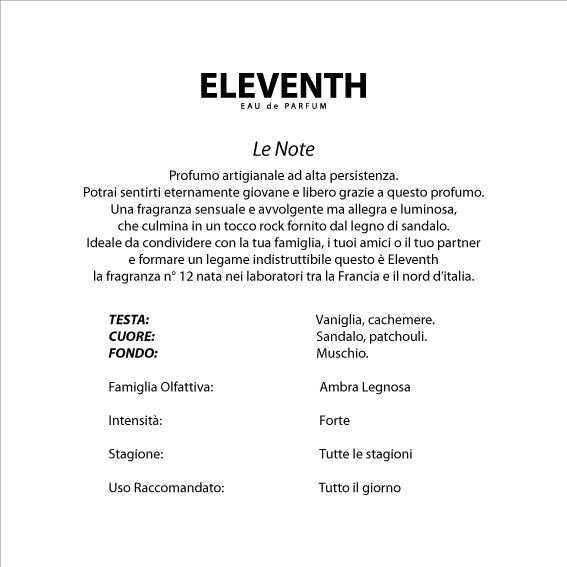 ELEVENTH - Profumo Unisex 50ml