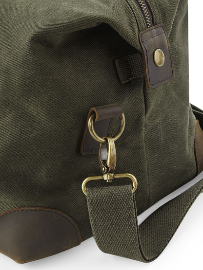 SODA - Borsone Heritage Waxed Canvas - verde militare