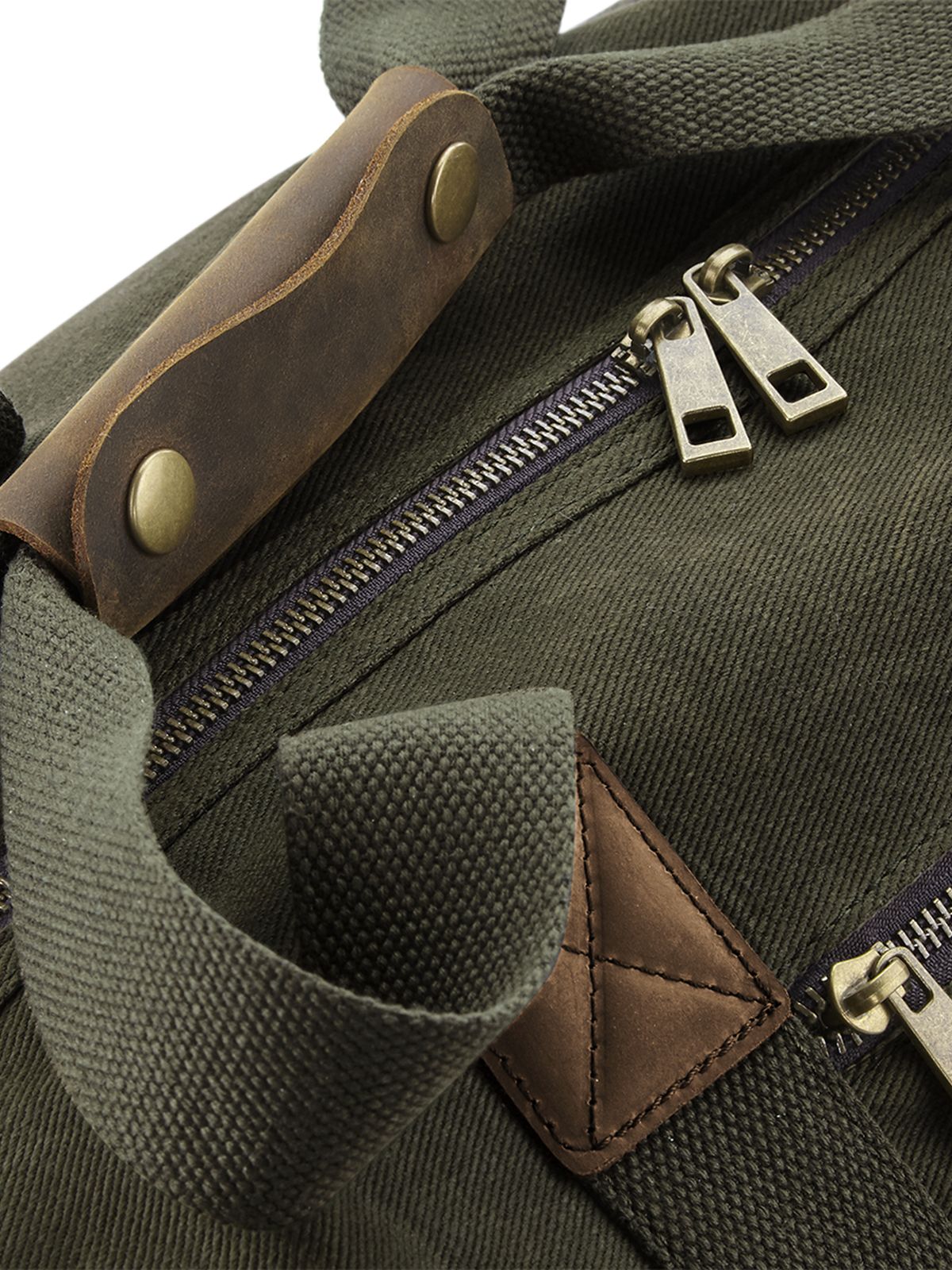 SODA - Heritage Waxed Canvas Duffle Bag - military green