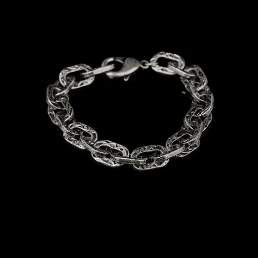 SODA - Aged silver CHAIN BRACELET