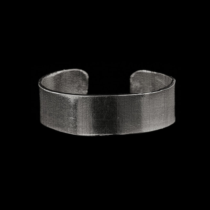 SODA - BRACCIALE SCHIAVA FASCIA PICCOLA 
25 mm argento invecchiato