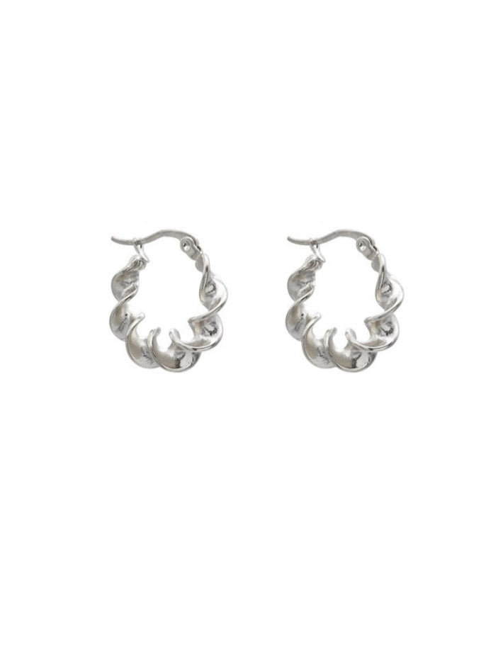 SODABIJOUX - Steel earrings - steel fusilli