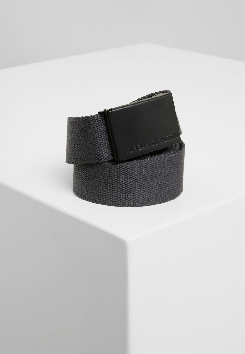 Urban Classic - Cintura - Canvas Belts - charcoal/black