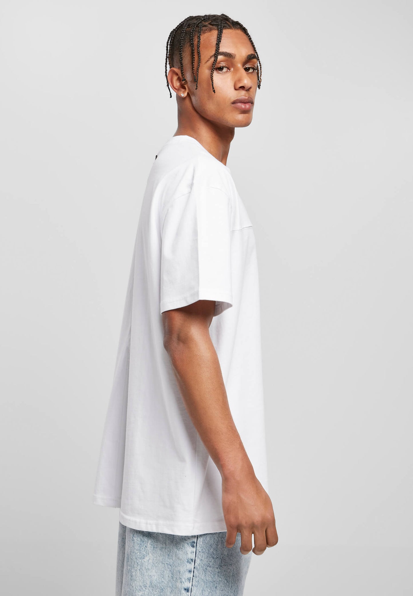 URBAN CLASSIC - Oversize Big Flap Pocket Tee T-shirt - White